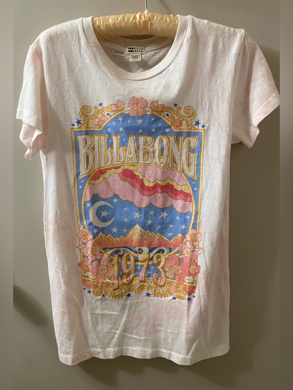 Billabong Pink Graphic Tee